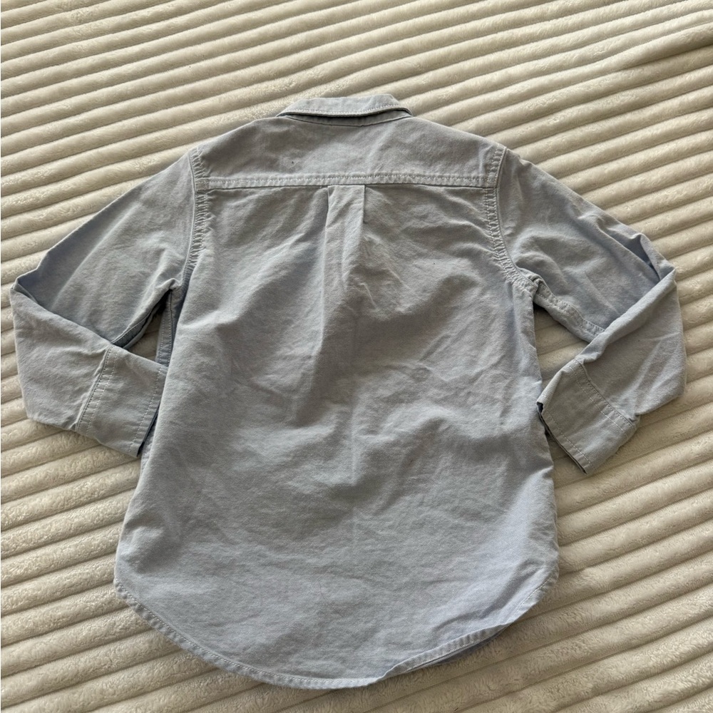GAP Light Blue Kids Button-Down Shirt - Picture 4 of 4